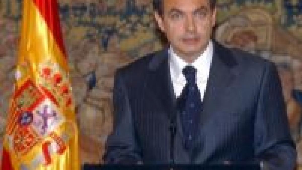 spania jose luis zapatero a fost investit oficial pentru un nou mandat de premier