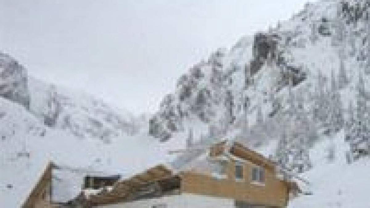 pericol de avalanse in muntii fagaras si bucegi