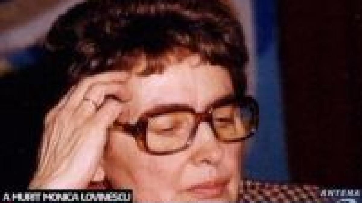 a murit criticul literar monica lovinescu