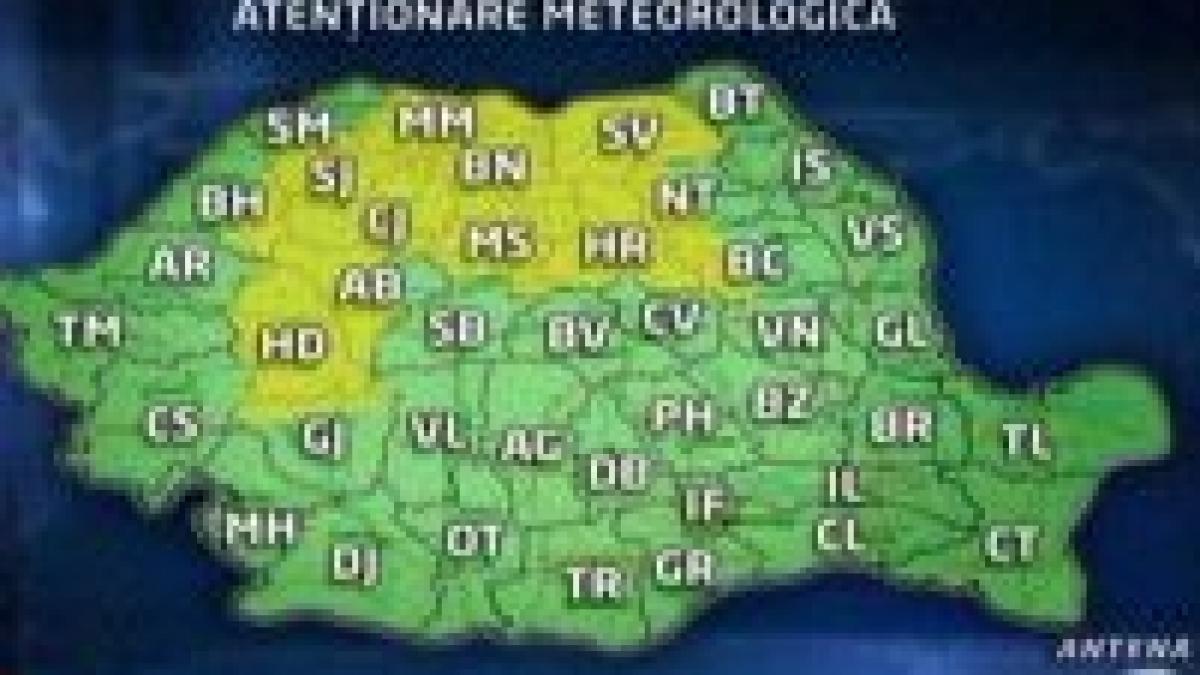 vin ploile meteorologii au emis o atentionare cod galben