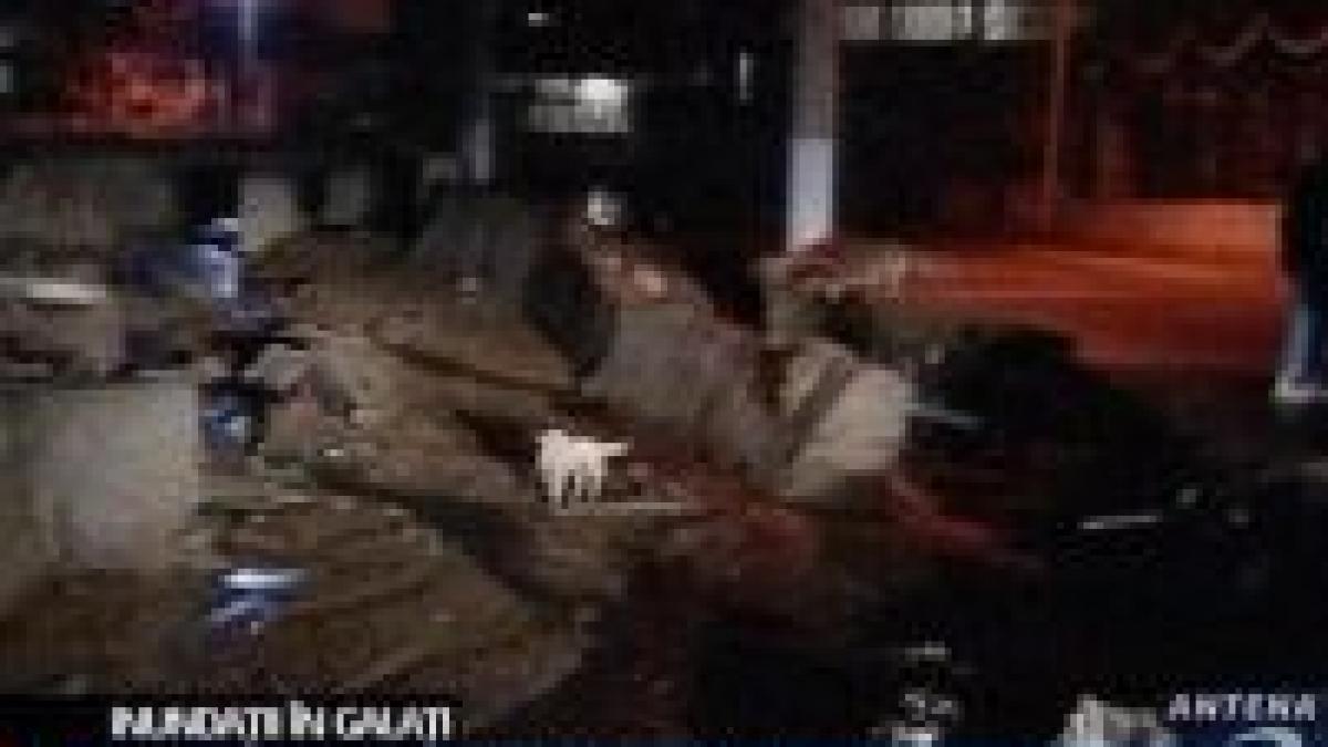 rupere de nori la galati peste 100 de case inundate video