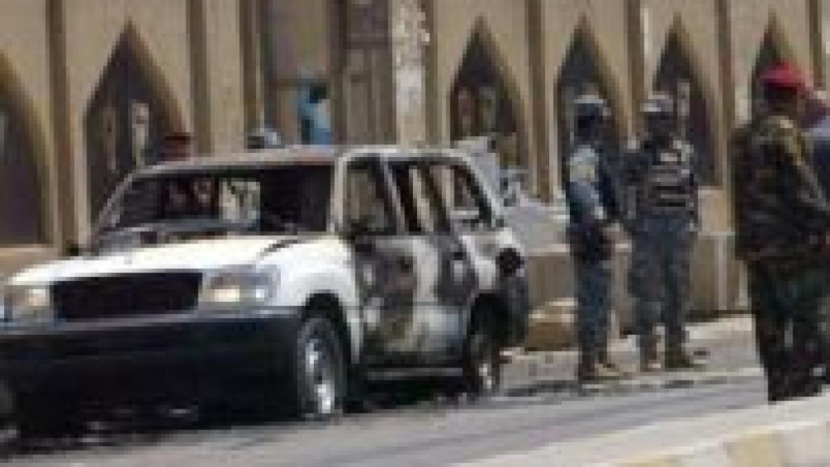 prima doamna a irakului a fost tinta unui atentat cu bomba