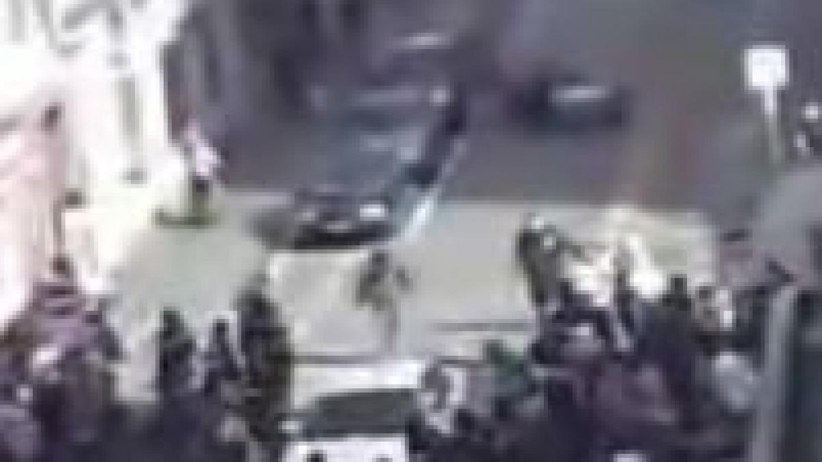 elvetia cativa protestatari loviti intentionat de o masina video