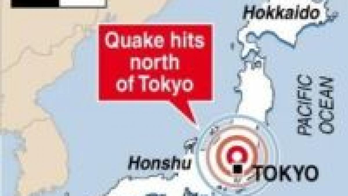 japonia mai multe seisme puternice au provocat ranirea a cel putin sase persoane
