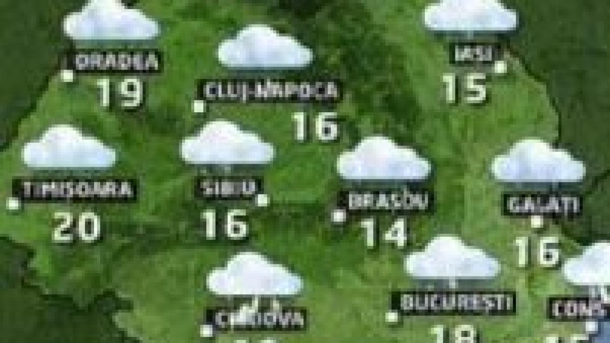 prognoza meteo pentru weekend ploi si vreme racoroasa