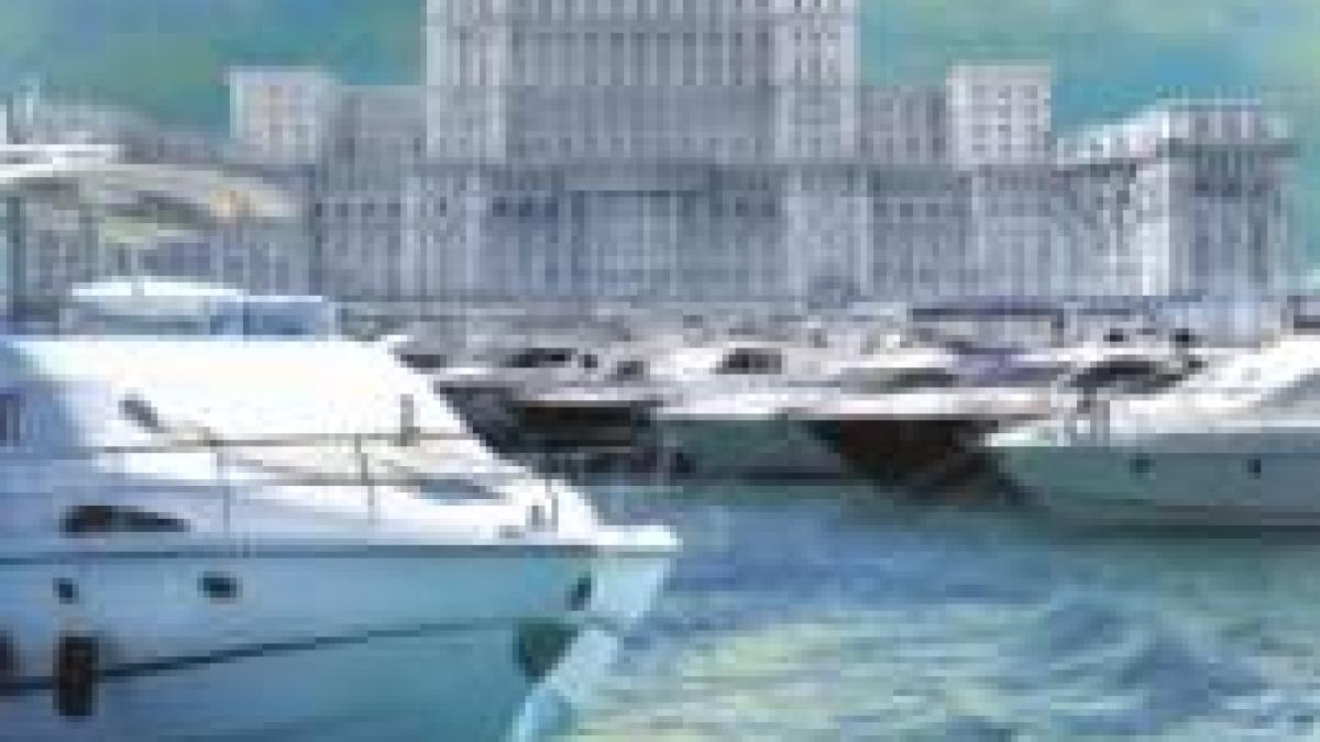 romanian boat show 2008 iahturi de lux acostate in piata constitutiei