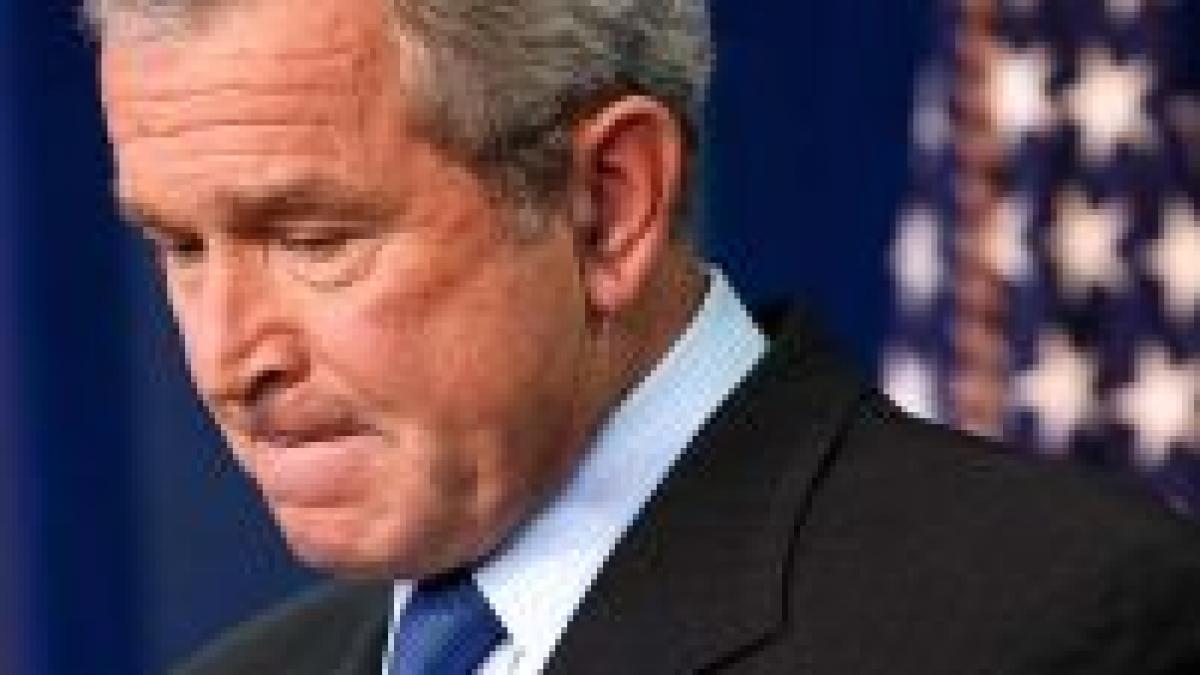 bush sua sprijina israelul neconditionat in fata gruparilor islamice
