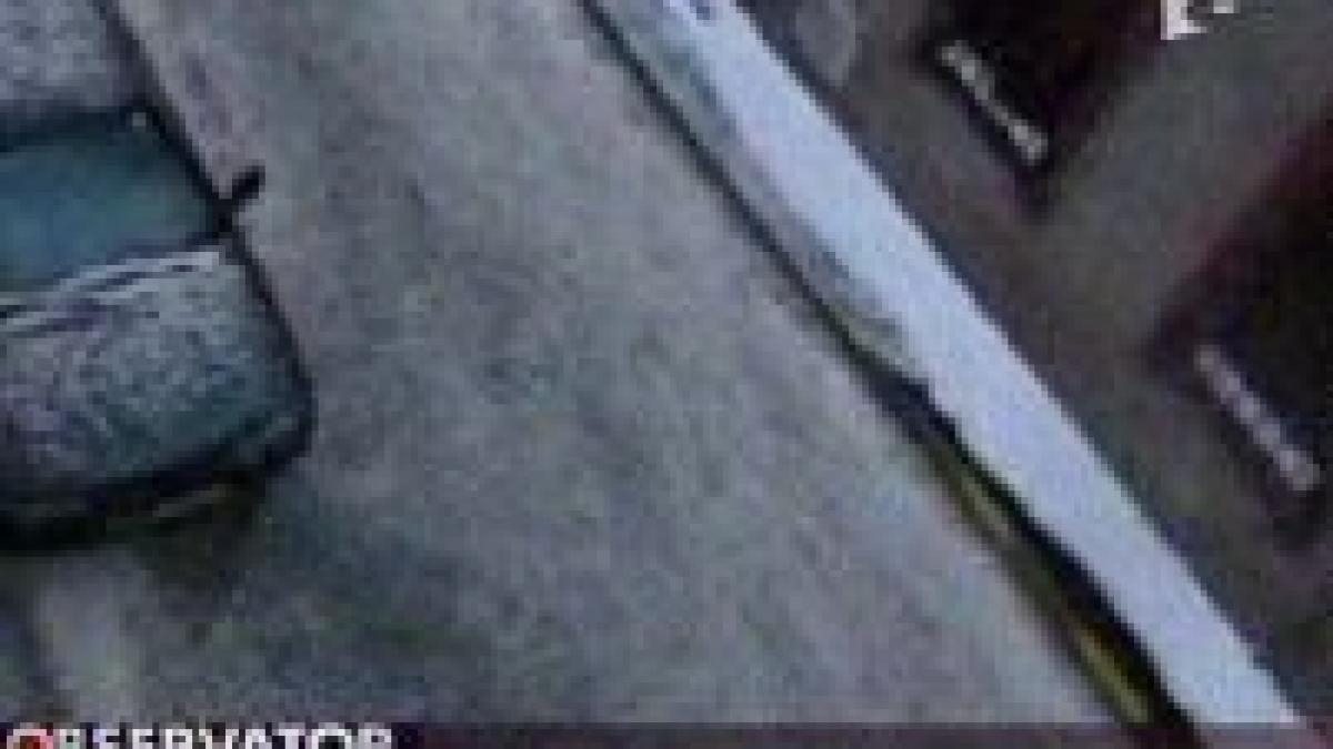 sute de masini avariate din cauza unei furtuni puternice in toulouse