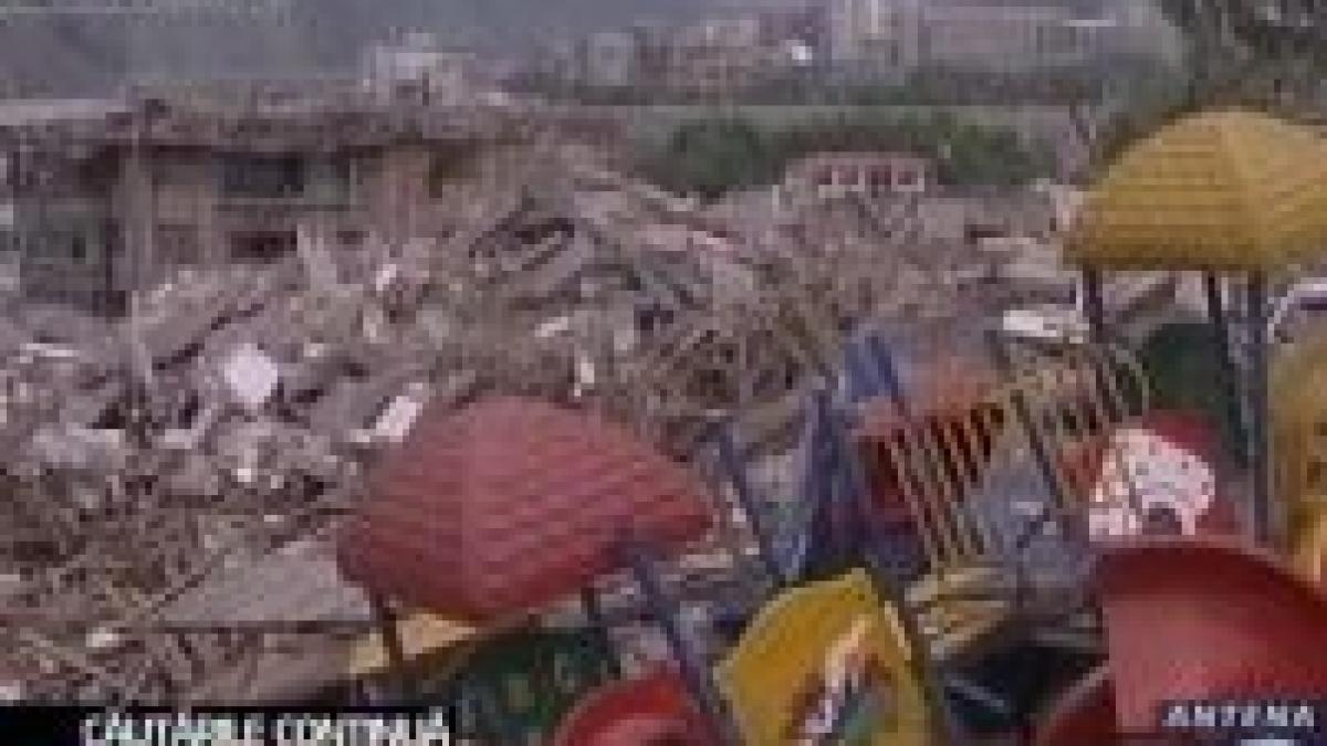 china un milion de oameni sunt evacuati din zona afectata de cutremur de teama inundatiilor