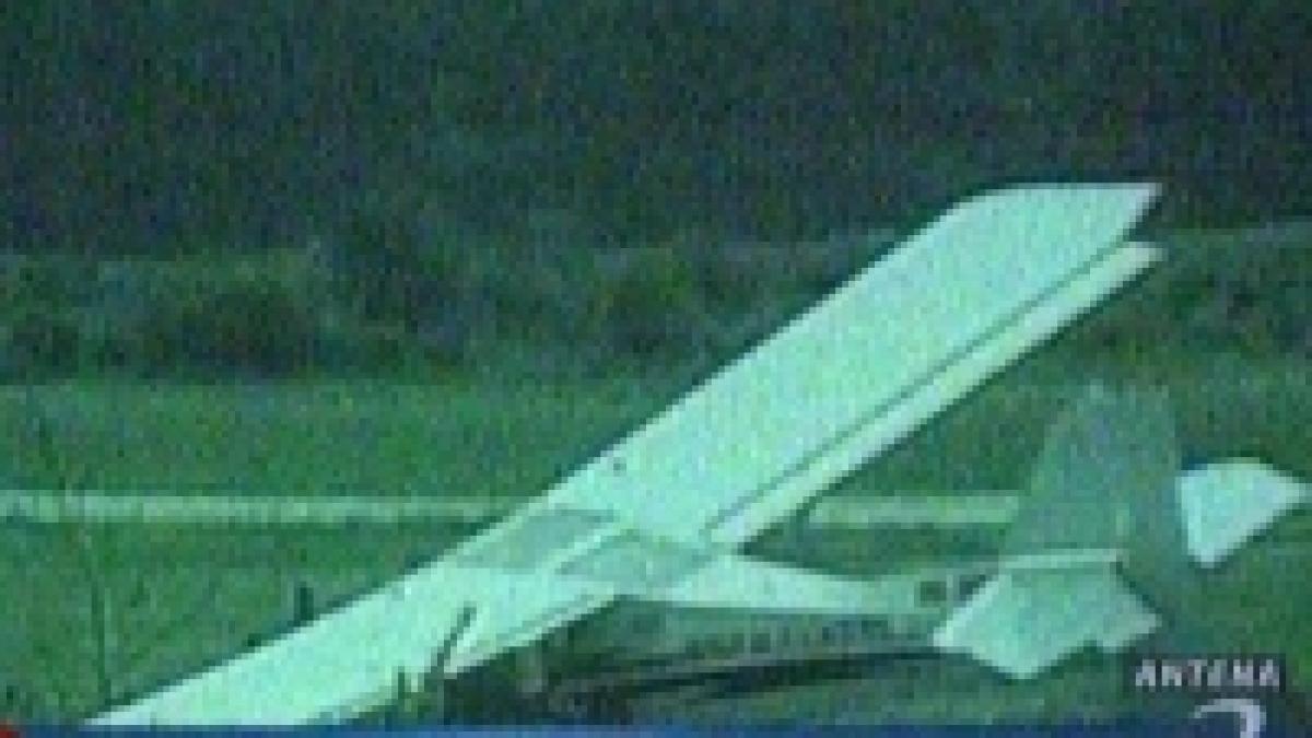 incident aviatic la arad un avion a aterizat fortat