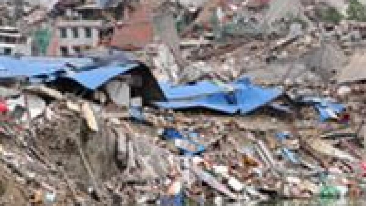 un oras chinez distrus de cutremur va fi relocalizat