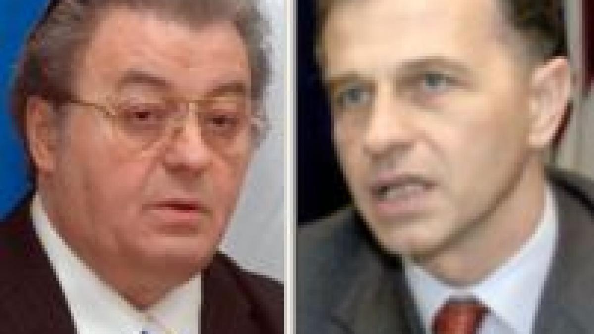 turul ii geoana si vadim isi indeamna alegatorii sa voteze cu oprescu