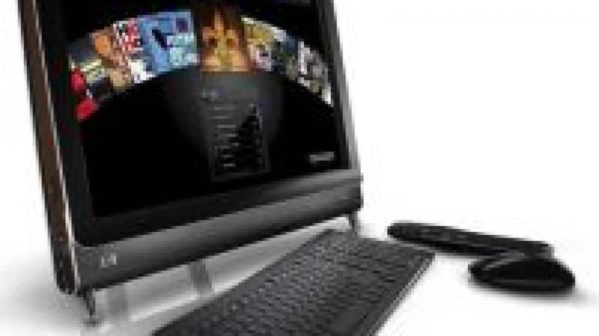 apple imac are un nou rival hp touchsmart integrated pc foto video