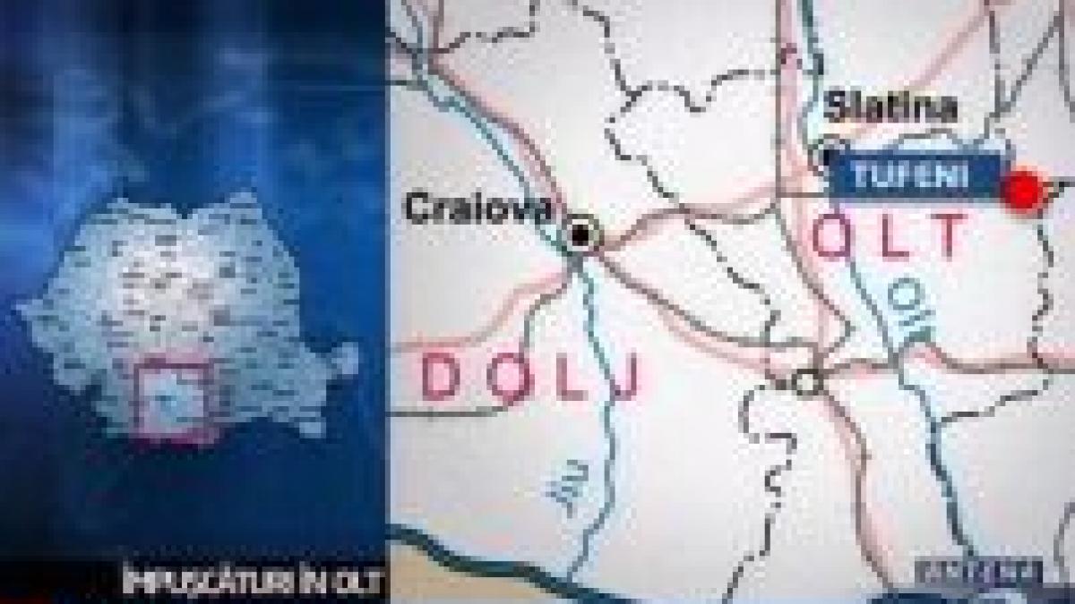 focuri de arma in olt 4 tineri din tufeni au fost impuscati de un vizitator