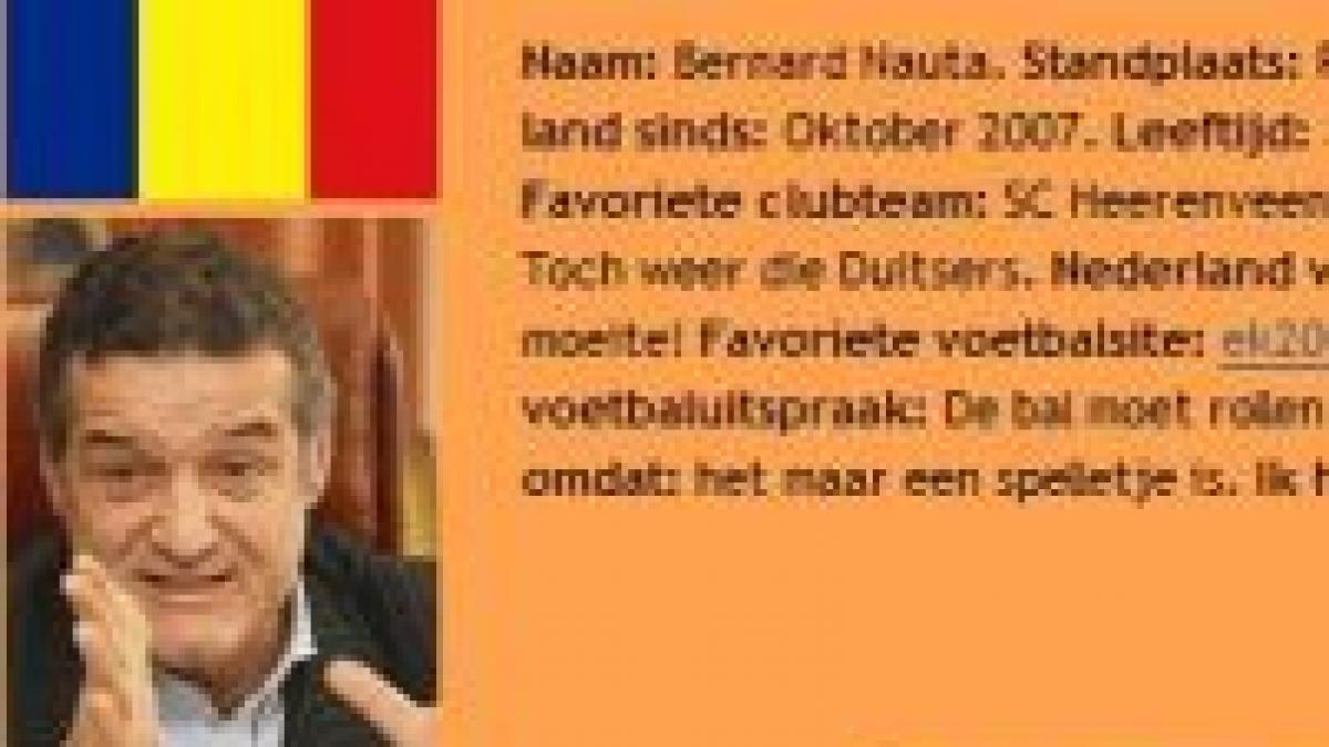 presa olandeza isi confunda corespondentul de la bucuresti cu gigi becali