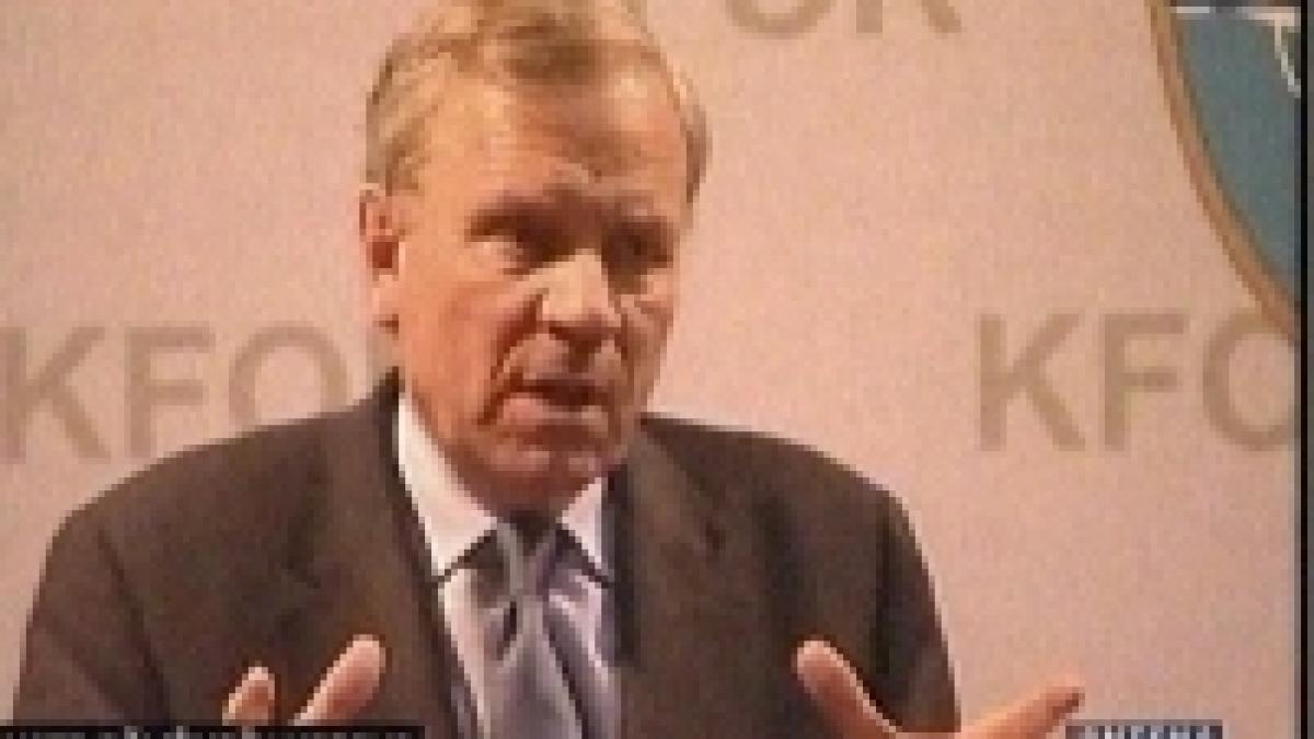 jaap de hoop scheffer nato nu isi va reduce efectivele din kosovo