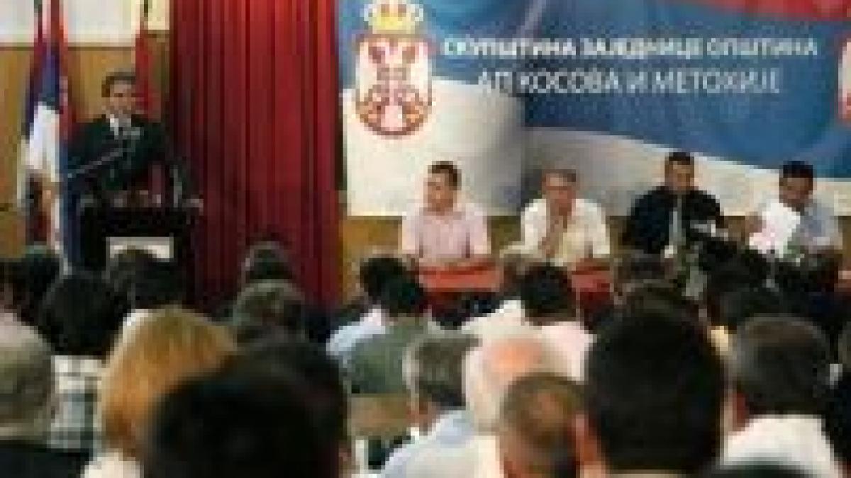 sarbii din kosovo si au constituit propriul lor parlament