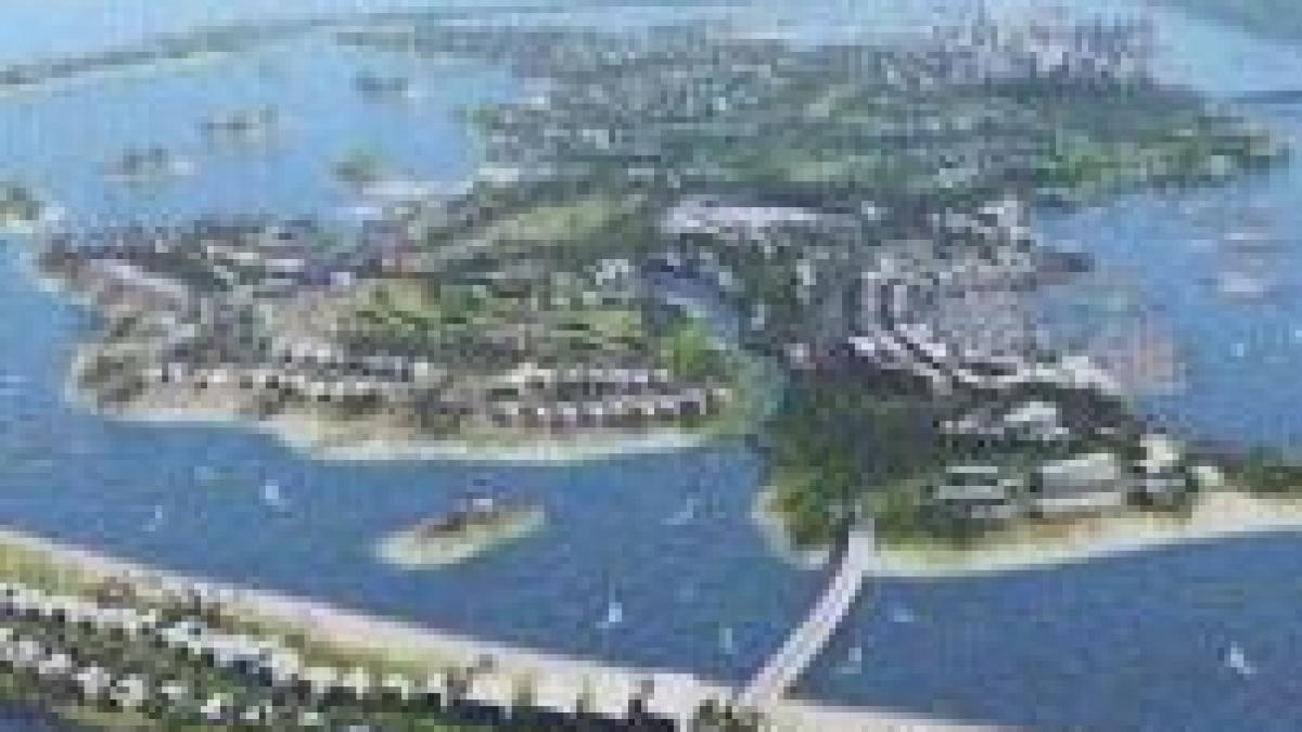 rusii construiesc un arhipelag de insule artificiale in marea neagra video