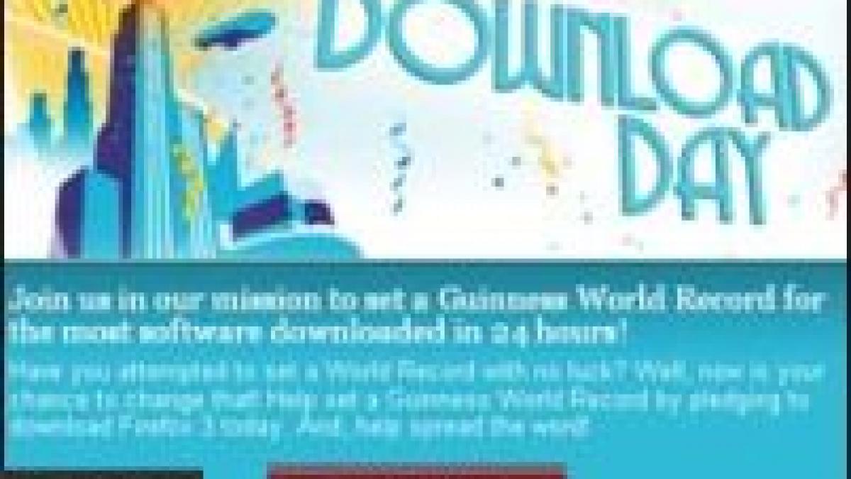 recordul stabilit de mozilla firefox 3 0 inclus oficial in guinness book