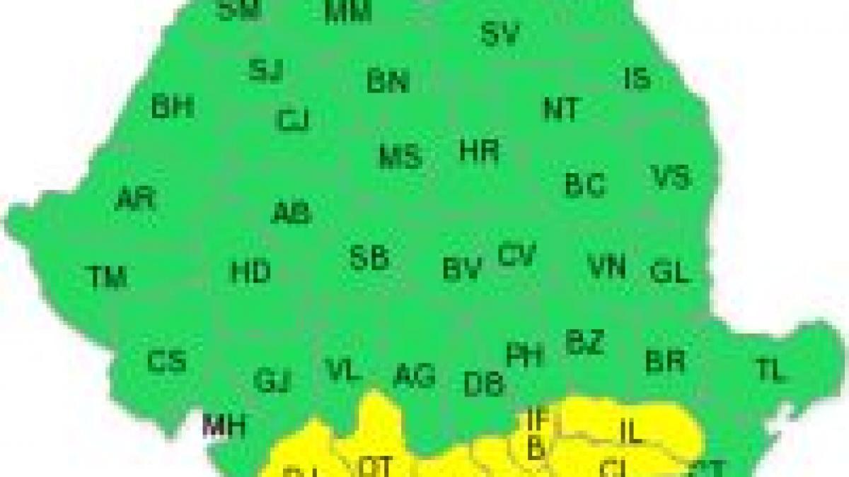 avertizare meteorologica de cod galben de canicula