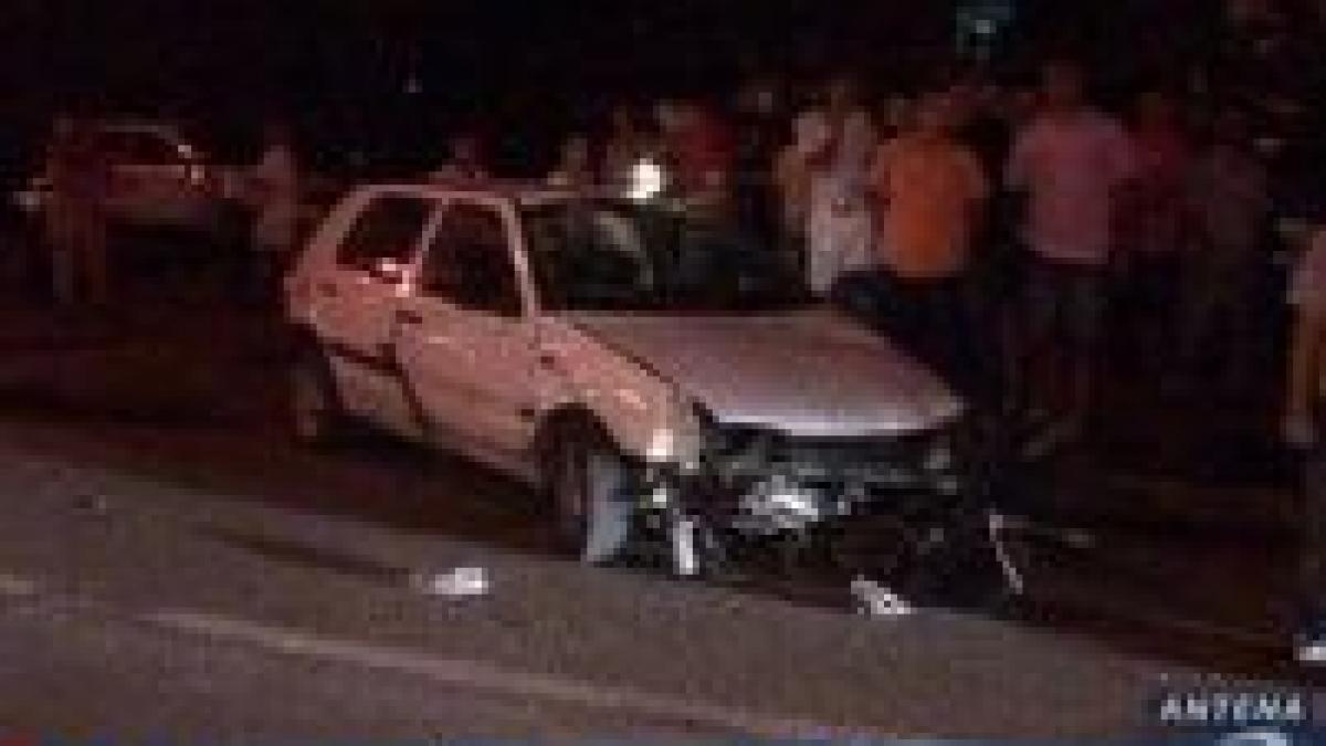 bucuresti un sofer drogat a intrat cu masina intr un refugiu