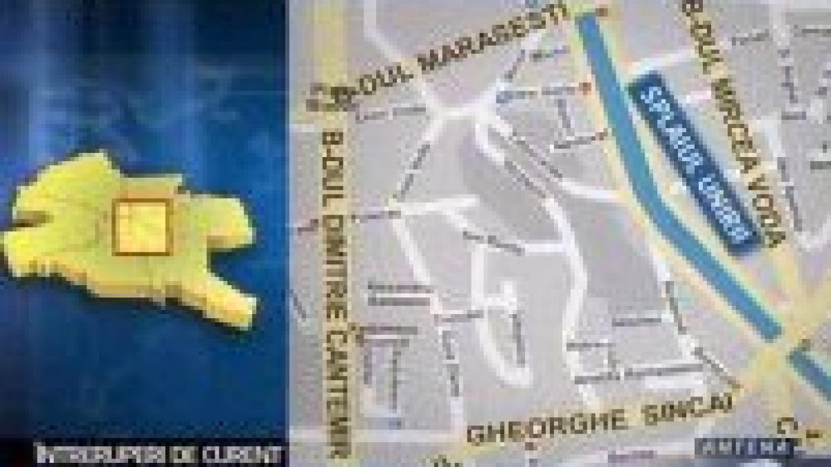 mai multe strazi din bucuresti vor ramane luni fara energie electrica