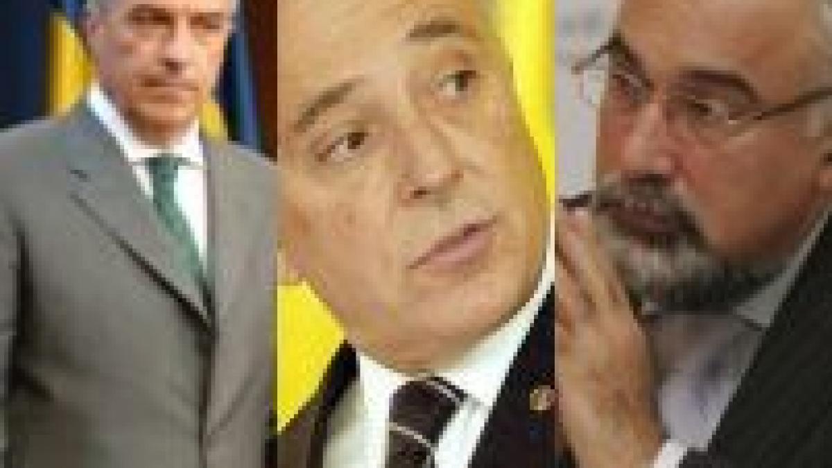 tariceanu vosganian si isarescu la discutii despre a doua rectificare bugetara