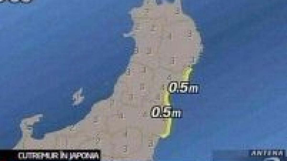 alerta de tsunami in urma unui cutremur produs pe coasta de est a japoniei