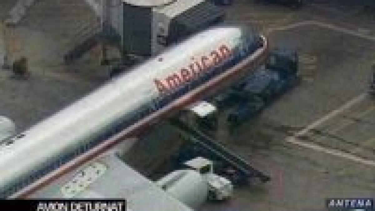 avion deturnat in sua din cauza unui pasager excentric