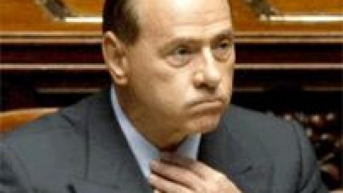 italia berlusconi va avea imunitate parlamentara pe timpul mandatului de premier