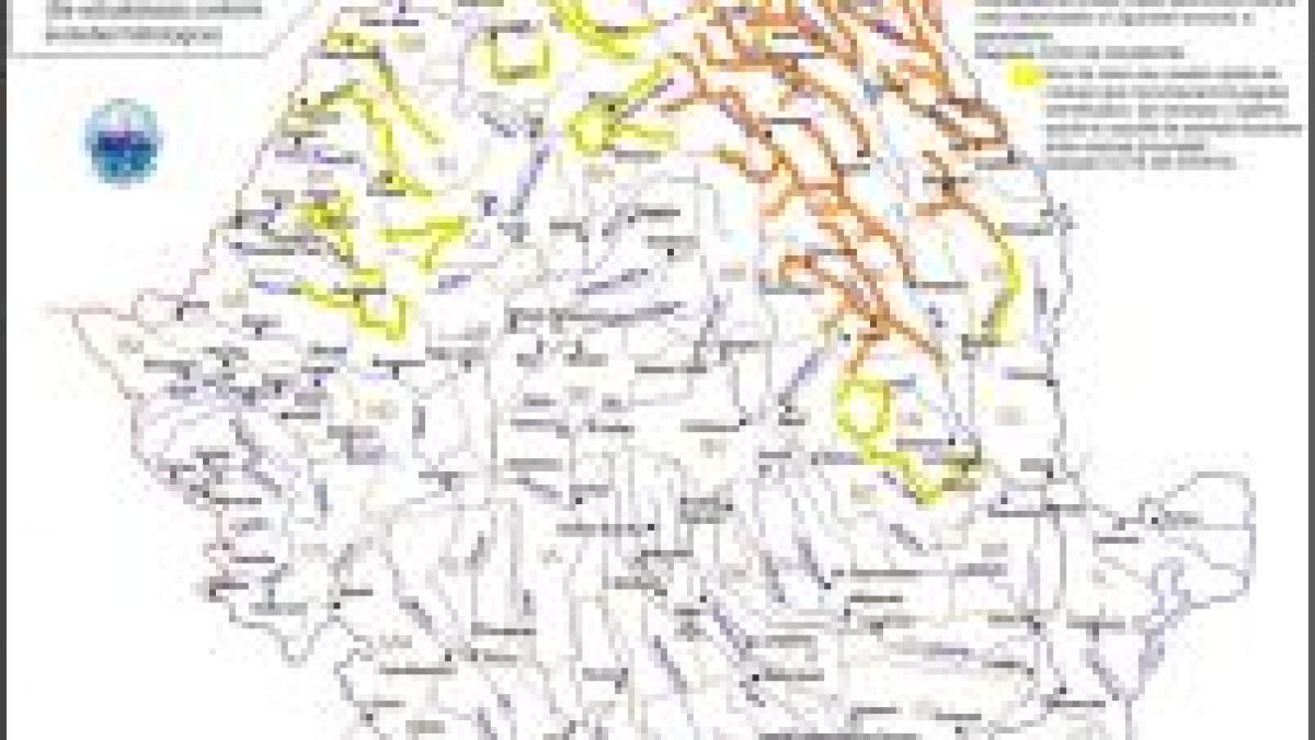 avertizare cod portocaliu de inundatii pentru siret si prut