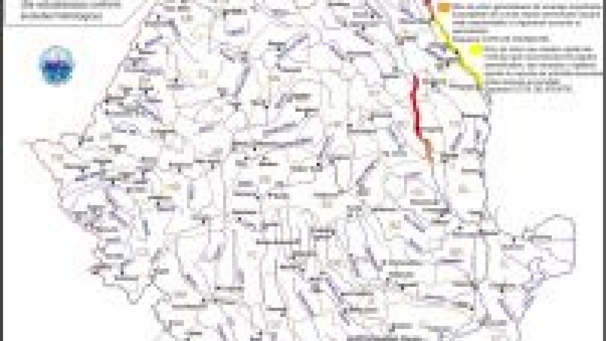 codul rosu a fost prelungit si extins pe raurile siret si prut