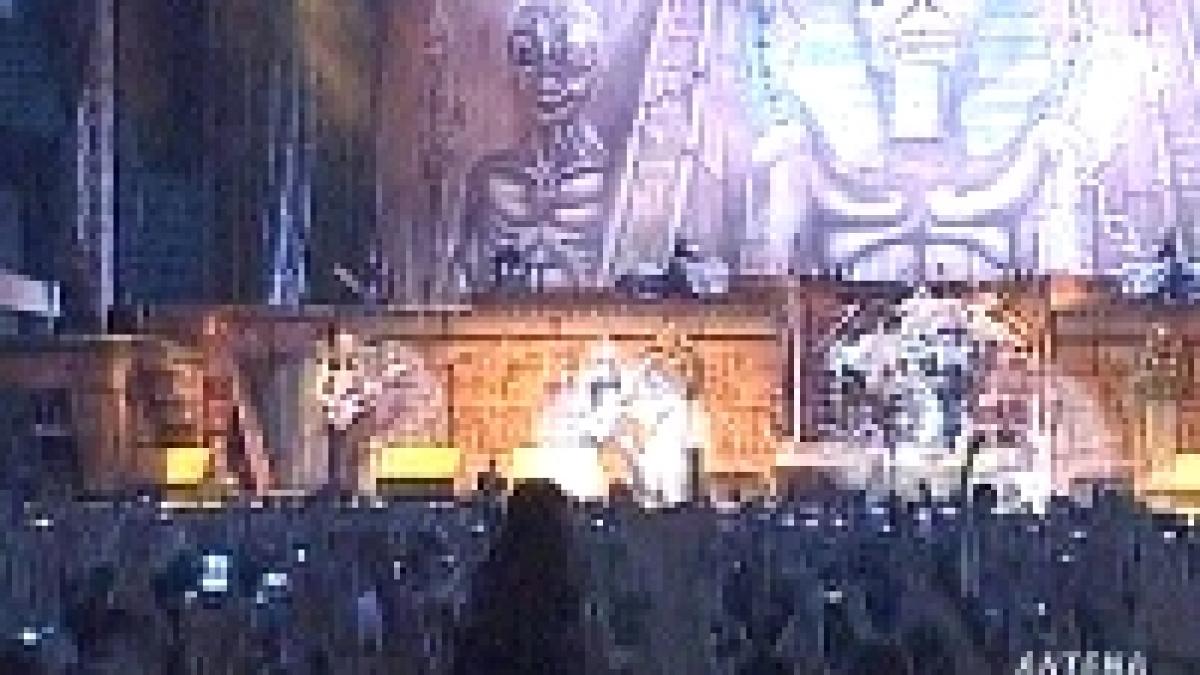 bucuresti o seara de vis cu iron maiden video