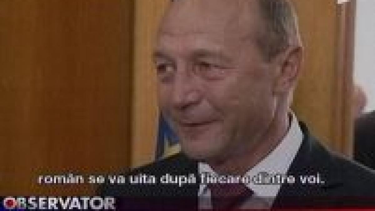 În ton cu alegerile, Traian Băsescu varsă lacrimi şi la Olimpiadă