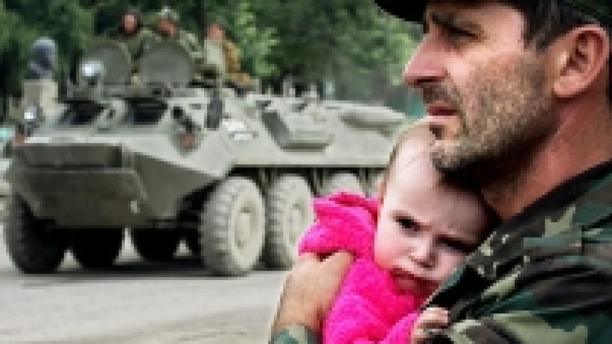 privind cu manie catre rusia georgia versus osetia de sud