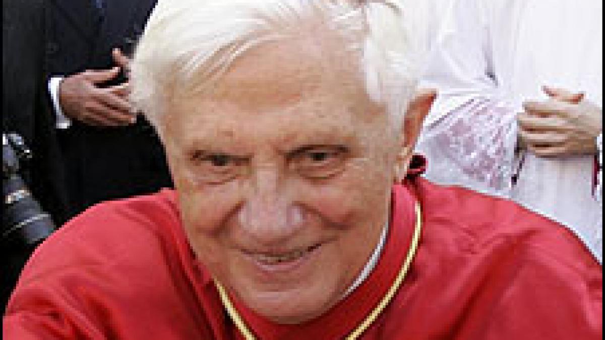 papa benedict al xvi lea face apel la lupta impotriva rasismului