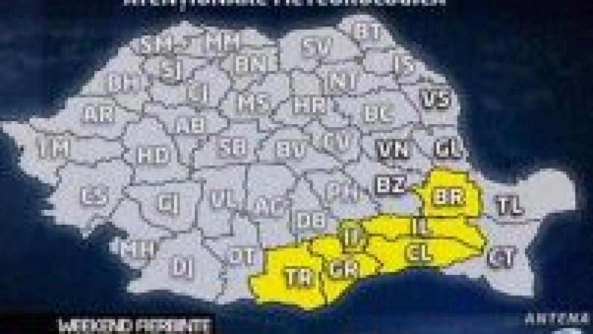 codul galben de canicula a fost restrans la sase judete