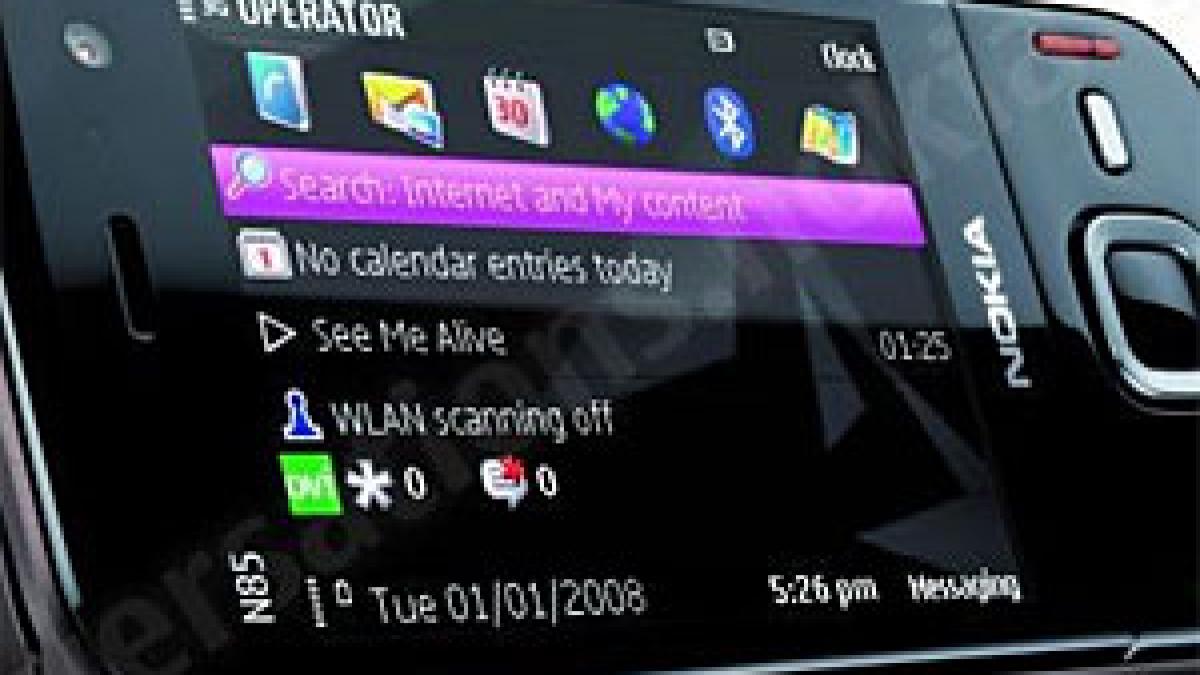 Nokia a lansat N79 şi N85 pentru a concura cu iPhone şi Omnia