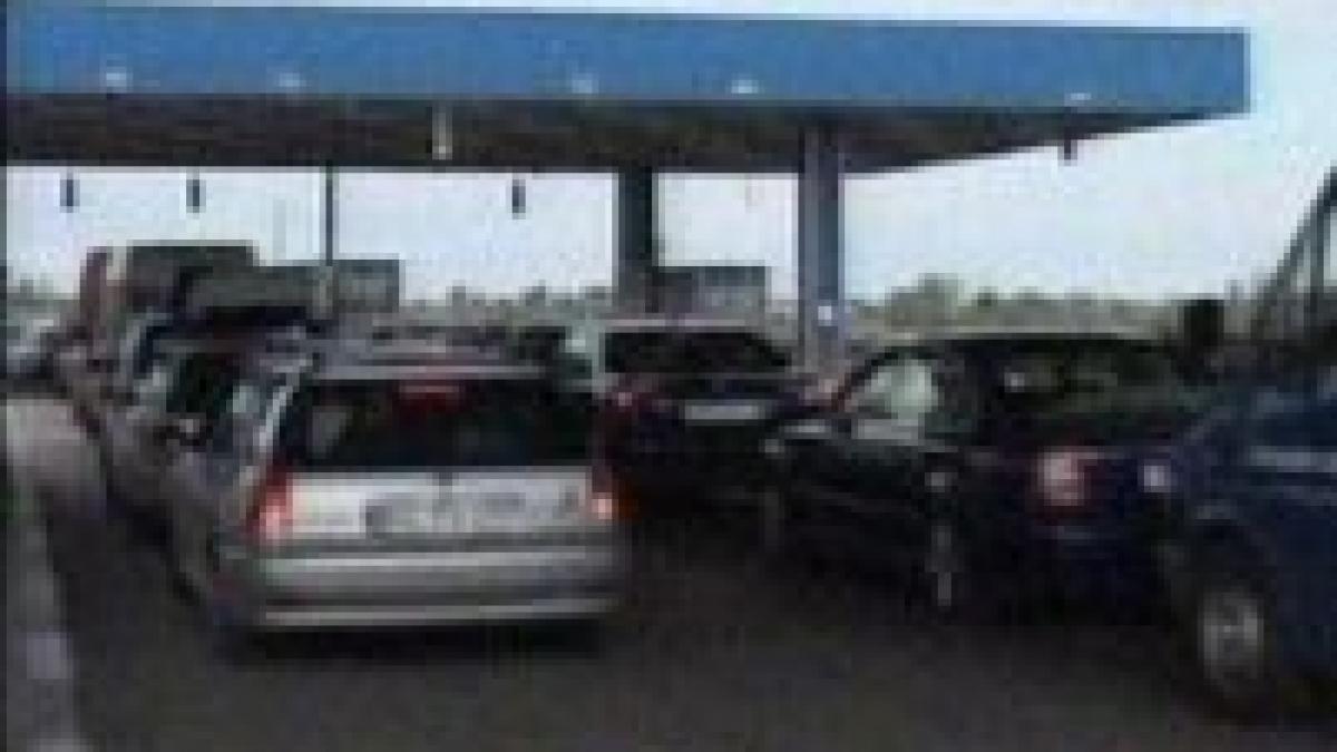 cozi de cinci km la iesirea din tara prin vama nadlac