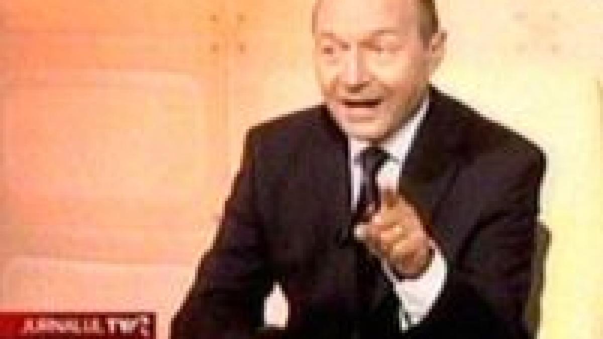 farsele lui basescu presedintele se face ca ataca trustul lui vantu si marmota