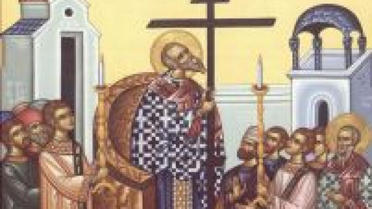 crestinii ortodocsi si catolici praznuiesc inaltarea sfintei cruci