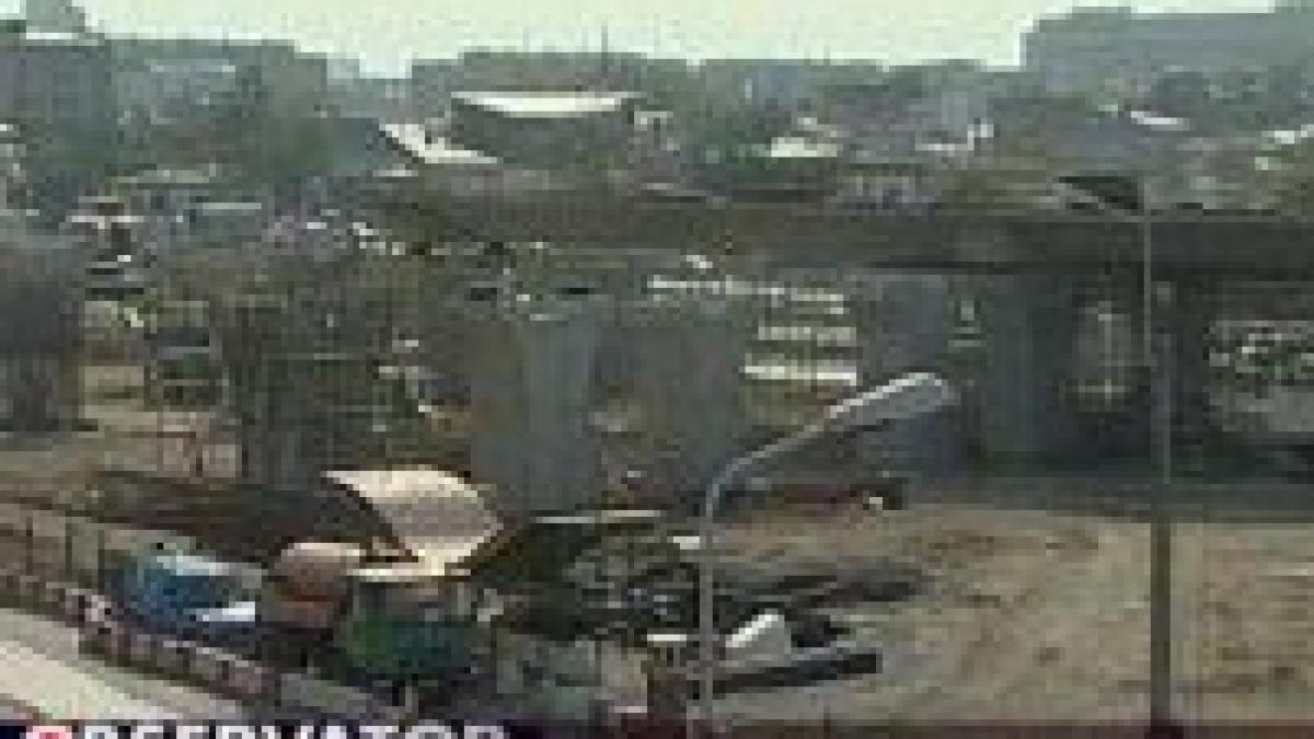 lucrarile la pasajul basarab sunt sistate intarzierile inregistreaza deja 15 luni