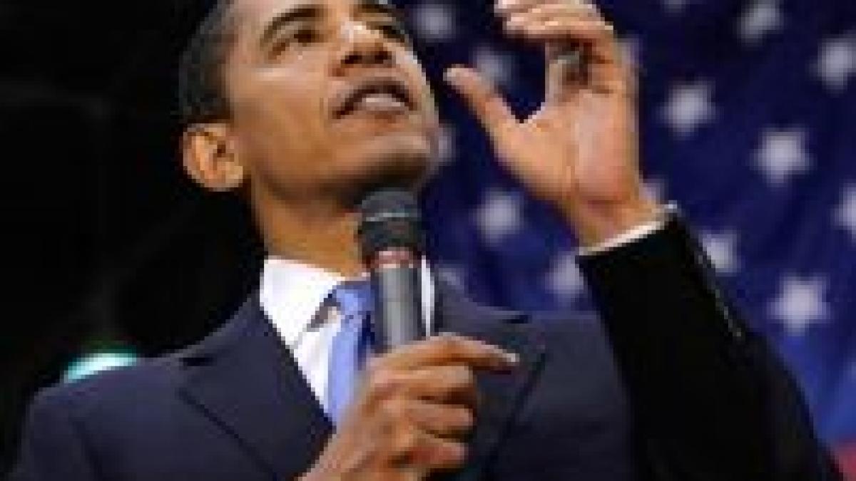 discursul lui obama intrerupt de un grup de protestatari de culoare