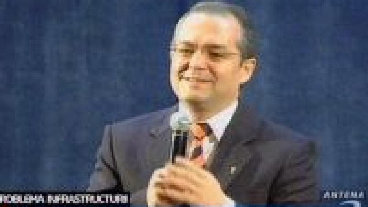 emil boc acuza guvernul tariceanu de starea defectoasa a infrastructurii