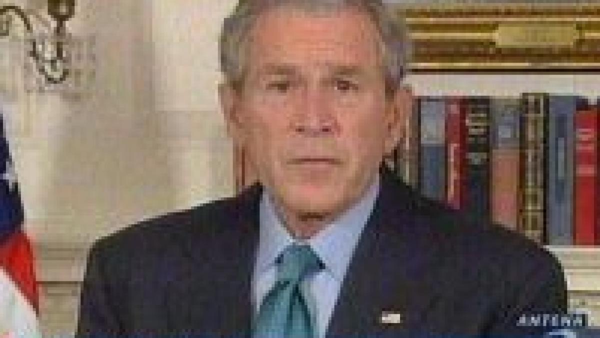 bush despre criza financiara situatia e dificila milioane de americani vor avea de suferit