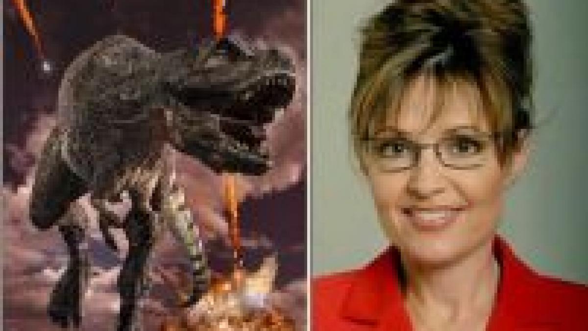 sarah palin dinozaurii si oamenii au trait in acelasi timp pe terra acum 6 000 de ani