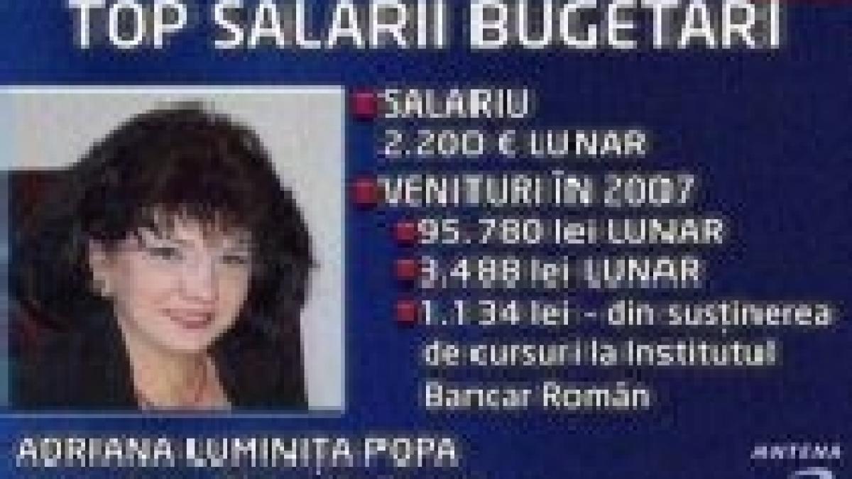 sinteza zilei topul salariilor bugetarilor din romania