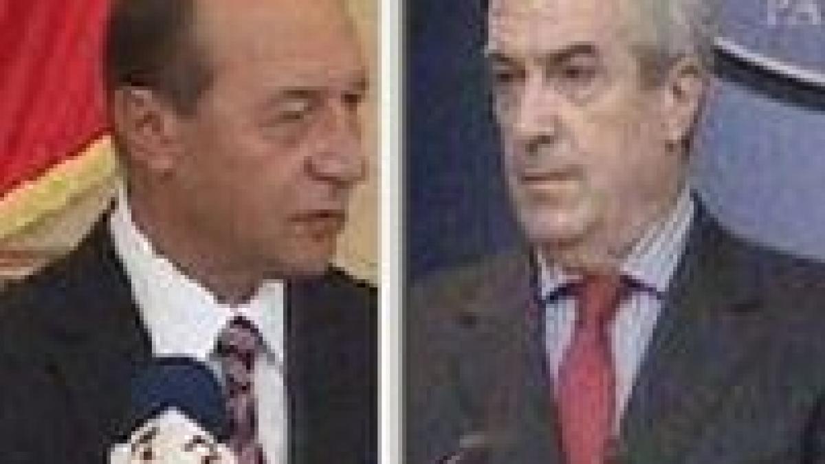 tariceanu si basescu la cotroceni salariile de 50 000 de euro prilej de discutii intre premier si