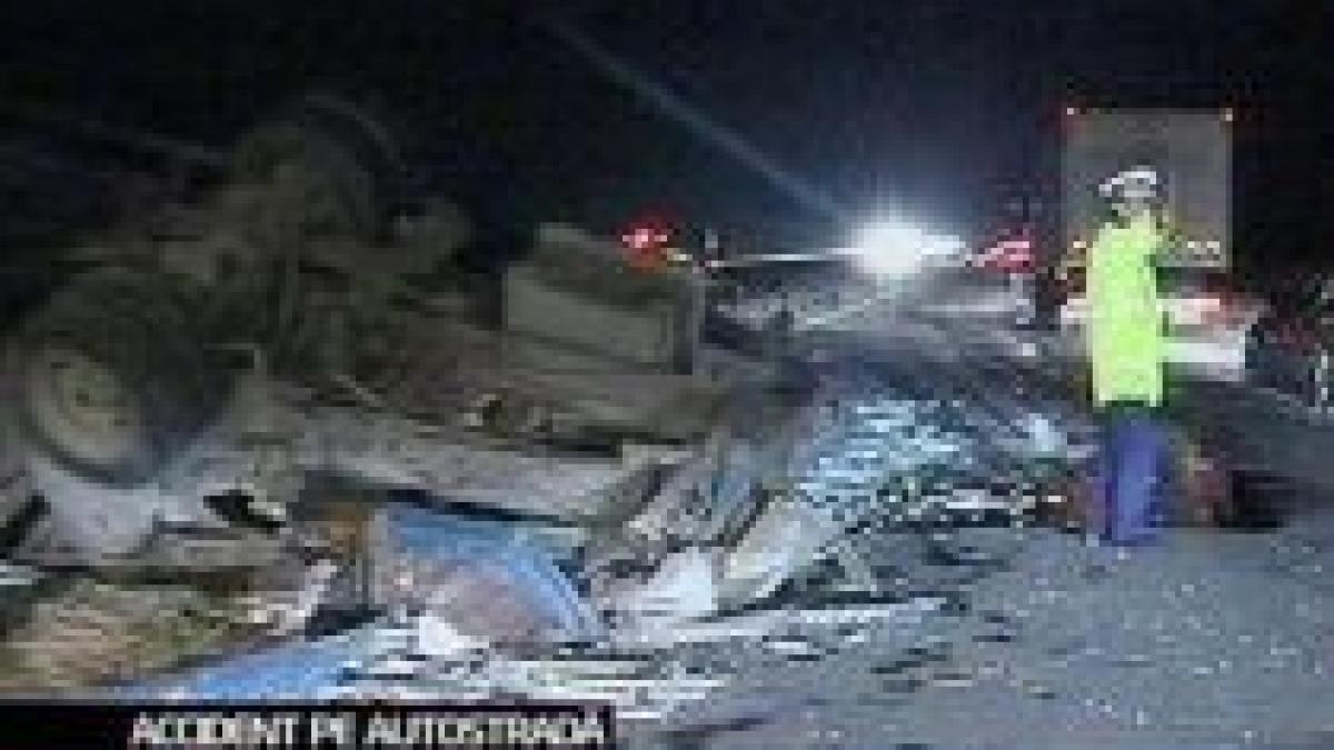 infotrafic accident violent pe autostrada bucuresti pitesti
