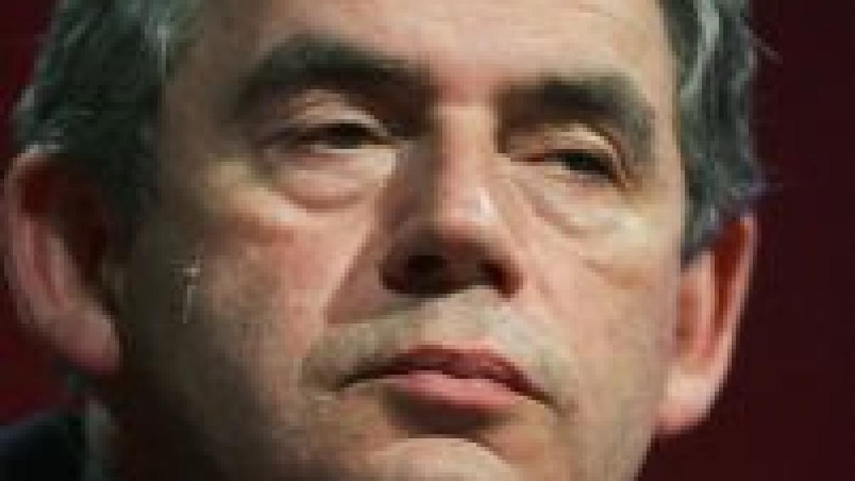 gordon brown fmi sa fie condus ca o banca independenta nu ca un comitet politic